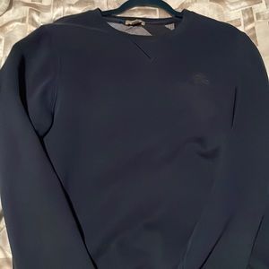 Navy Blue Burberry sweat shirt